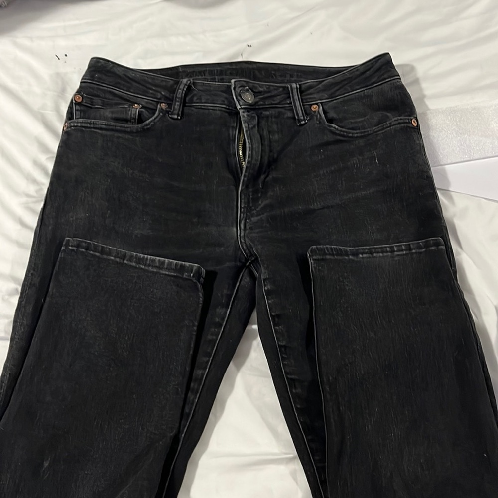 Men’s black American eagle jeans 32 x 30